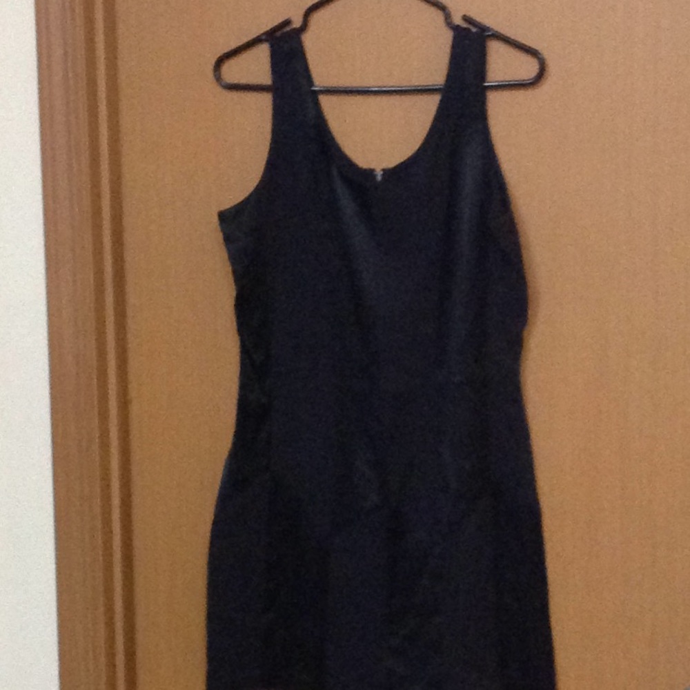 Satin&crape dress
